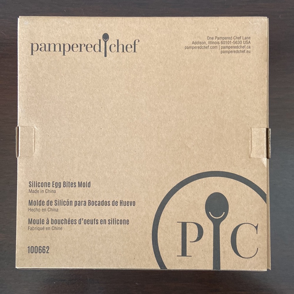 Pampered Chef Silicone Egg Bits Mold - NWOT